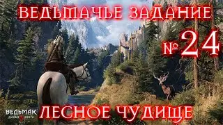 Прохождение Ведьмак 3: ВЕДЬМАЧЬЕ ЗАДАНИЕ - ЛЕСНОЕ ЧУДОВИЩЕ №24