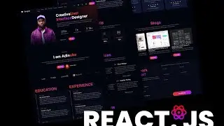 Create a Stunning Animated UI Portfolio with ReactJS & GSAP! | 2024 Creative Design Showcase