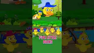 Five Little Ducks went out one day | #shorts #shortvideo #shortfeed #shortsvideo