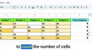 Google Sheets - Formulas - COUNT function: Count the number of cells in a range that contain numbers