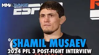 Shamil Musaev Reflects on Big Upset of Welterweight Favorite Logan Storley | 2024 PFL Week 3