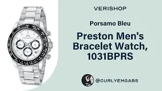 Porsamo Bleu Preston Men's Bracelet Watch, 1031BPRS Review