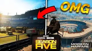 NUEVO TRAILER TEMPORADA 5 - ¿ASI es EL ESTADIO por DENTRO? TIROLINAS y TRENES!! | Warzone