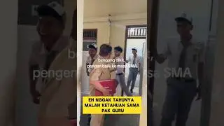 momen lucu ketika murid sekolah ketahuan bolos saat jam pelajaran ‼️‼️