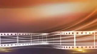 Golden movie reel background-Copyright Free