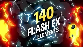 140+ Animated Cartoon Elements - After Effects & Premiere Pro Template