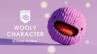 WOOLY CHARACTER in Blender | Blender BEGINNER TUTORIAL