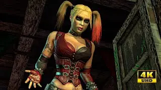 Harley Quinn Scene Batman Arkham City Cinematic 4K ULTRA HD