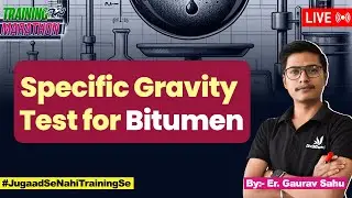 Determination of Specific Gravity of Bitumen | How To Find Specific Gravity Test For Bitumen