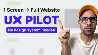 UX Pilot Figma Plugin: Design Consistent Website Pages Without a System (Full Demo)