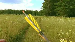 Традиционный лук / Traditional archery bow Samick CH60. Стрелы с Алли,натуральное перо,Спаин 400.