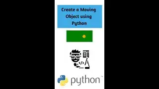 How to create a moving object using Python and its turtle library?🐍Lets try it! #shorts