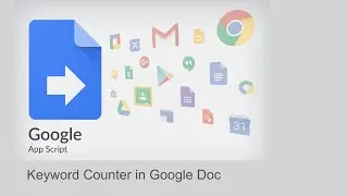 GAS-047 Word Counter in Google Docs with Google Apps Script