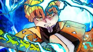 Becoming THUNDER GOD Zenitsu In This Roblox Anime game