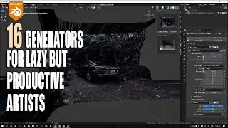 16 generators for lazy but productive blender artist