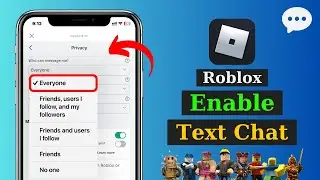 How To Enable Text Chat on Roblox | Roblox Chat Not Working | Enable Roblox Chat