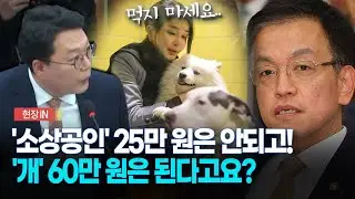 [현장영상] 여사 '개사랑'에 나랏돈 3,500억이?... 김건희법 물었더니 답변이..