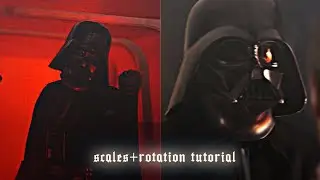scale+rotation tutorial ; after effects