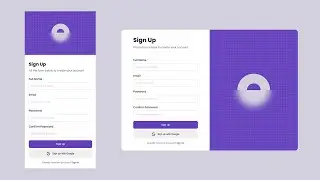 Responsive Registration Form using HTML and CSS | SignIn & SignUp Form Design Tutorial