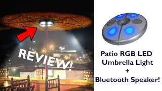 Umbrella Light Bluetooth Speaker EPIC SHIZZLE :)