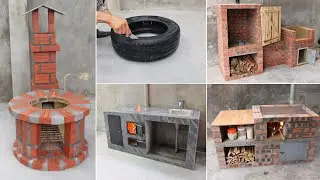 [ 5 ] How to make a beautiful and smart wood stove at home