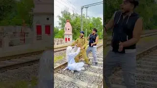 Police Pe Baba Ne Kiya Jaadu ~ Sujal Thakral #shorts #ytshorts #youtubeshorts #funny #police #train