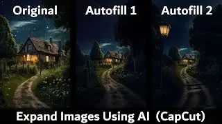 Expand Images Using AI | CapCut AutoFill Styles