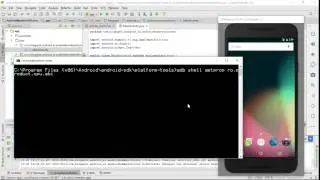 run adb shell getprop ro.product.cpu.abi on Android device and emulator