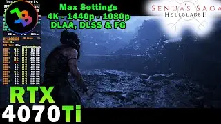 Senua's Saga: Hellblade 2 | RTX 4070 Ti | Ryzen 7 5800X3D | 4K - 1440p - 1080p | Maximum Settings