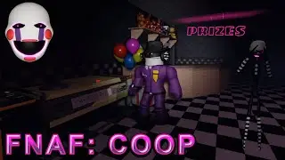 ЛОВИМ ЭКШЕН С МАРИОНЕТКОЙ В FNAF: COOP ROBLOX PUPPET'S REVENGE