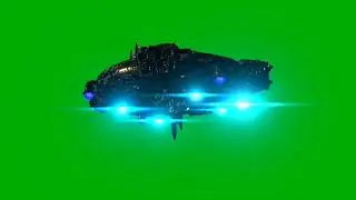 Green screen alien ship | Alien ship green screen video | Green screen | VFX BY ME