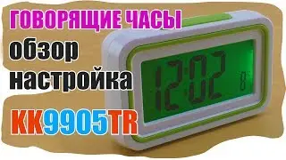 Говорящие часы KK9905TR настройка и обзор