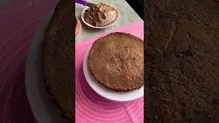 Шоколадный торт с шоколадным кремом часть 1