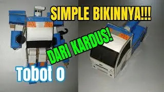 DIY!!! MAKING TOBOT ZERO FROM CARDBOARD CAN TRANSFORM