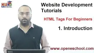 HTML Tags For Beginners (HTML Tutorials) - Tutorial 1 - Introduction