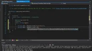 .NET CORE 3.0 API development - handling form data
