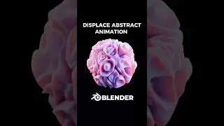 Displace abstract animation in Blender 🔮