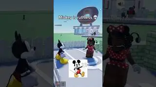 MICKEY is RUTHLESS 💀😭 #roblox #funny