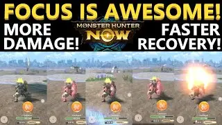 How big a damage buff is focus for gunlance in Monster Hunter Now Comparison Long Build MHnow mh now