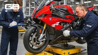 How BMW Motorbikes Are Made 🏍️ Assembly Process