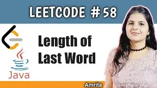 Length of Last Word | LeetCode problem 58