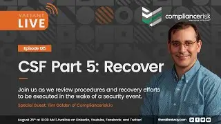 CSF Part 5: Recover