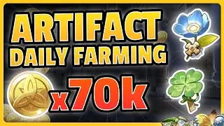 ARTIFACT DAILY FARM !!! Mora, Ores, Weapons and Artifacts (Sumeru Edition) - Genshin Impact