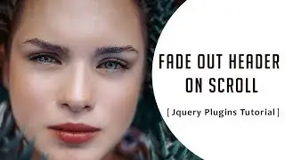 Fade Out Header on Scroll with jquery | fade out hero header on scroll | Jquery Plugins Tutorial