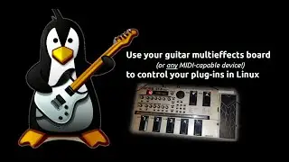 How to control WahWah -plugin with external MIDI device in Linux