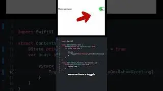 Using Toggles - IOS SwiftUI Tutorial