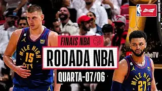 Nuggets DESEMPATAM as Finais, e Jokic quebra RECORDE! - Rodada NBA 07/06