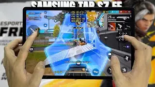 Samsung Tab S7 FE test game Free Fire 2024 | Snapdragon 750G