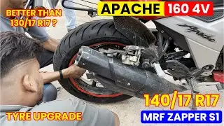 Best Tyres for TVS Apache 160 4V 2024 | MRF ZAPPER S1 for Apache 160 4V