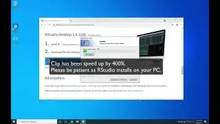 Downloading and Installing RStudio 1.4 on Windows